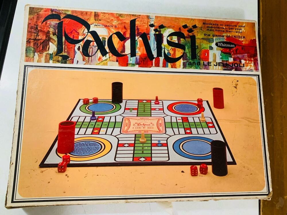 Vintage 1967 Parcheesi Gold Seal Edition Board Game – Selchow & Righter – As Is